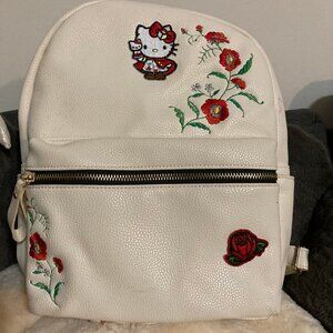 Hello Kitty with puppet and flowers mini backpack
